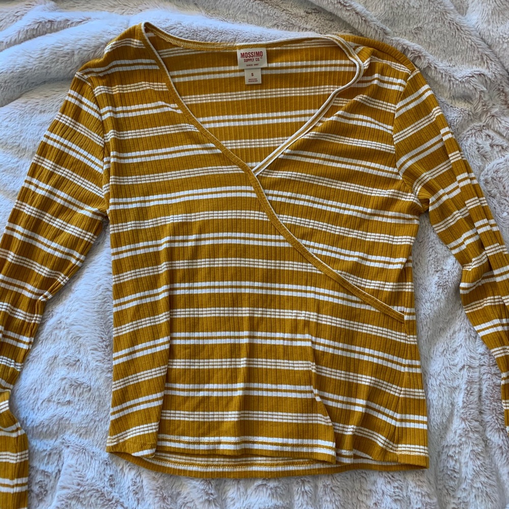 Mossimo yellow long sleeve.